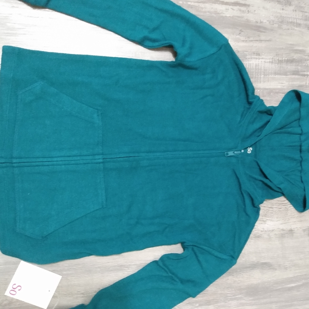 Girls SO Zipper Hacci Hoodie